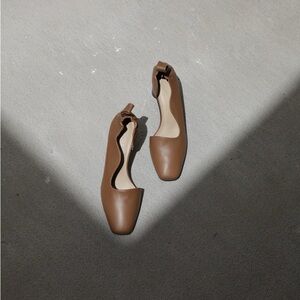 Gray Matters x Yuneho Khaki Women's Leather Shoes Size 37 1/2